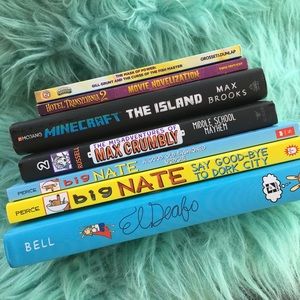 7 Book Elementary Bundle, Used Good Condition, 5:4